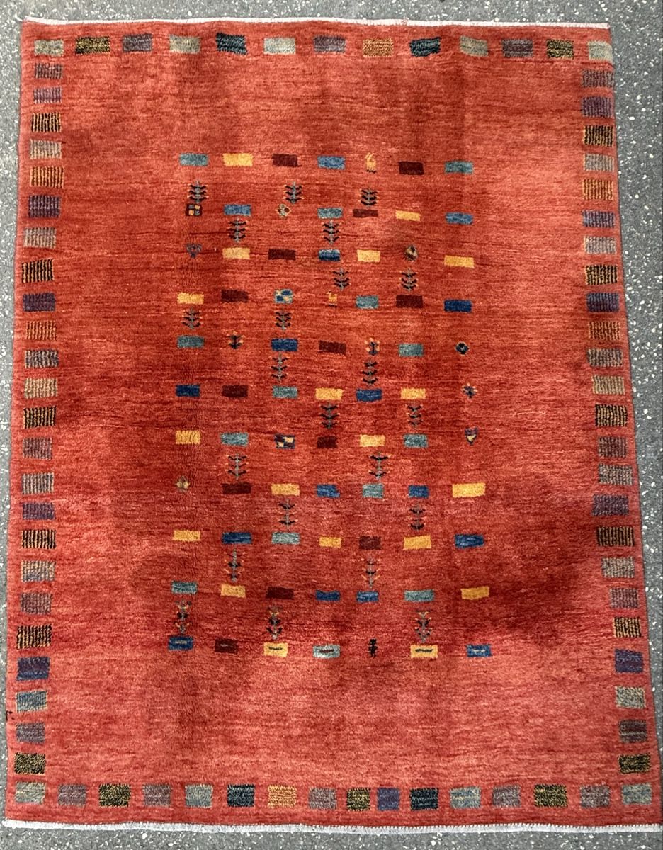 Gabbeh Teppiche: Wunderschöner Perserteppich Gabbeh 184x145.cm – Gebraucht aus Sempach von Star7