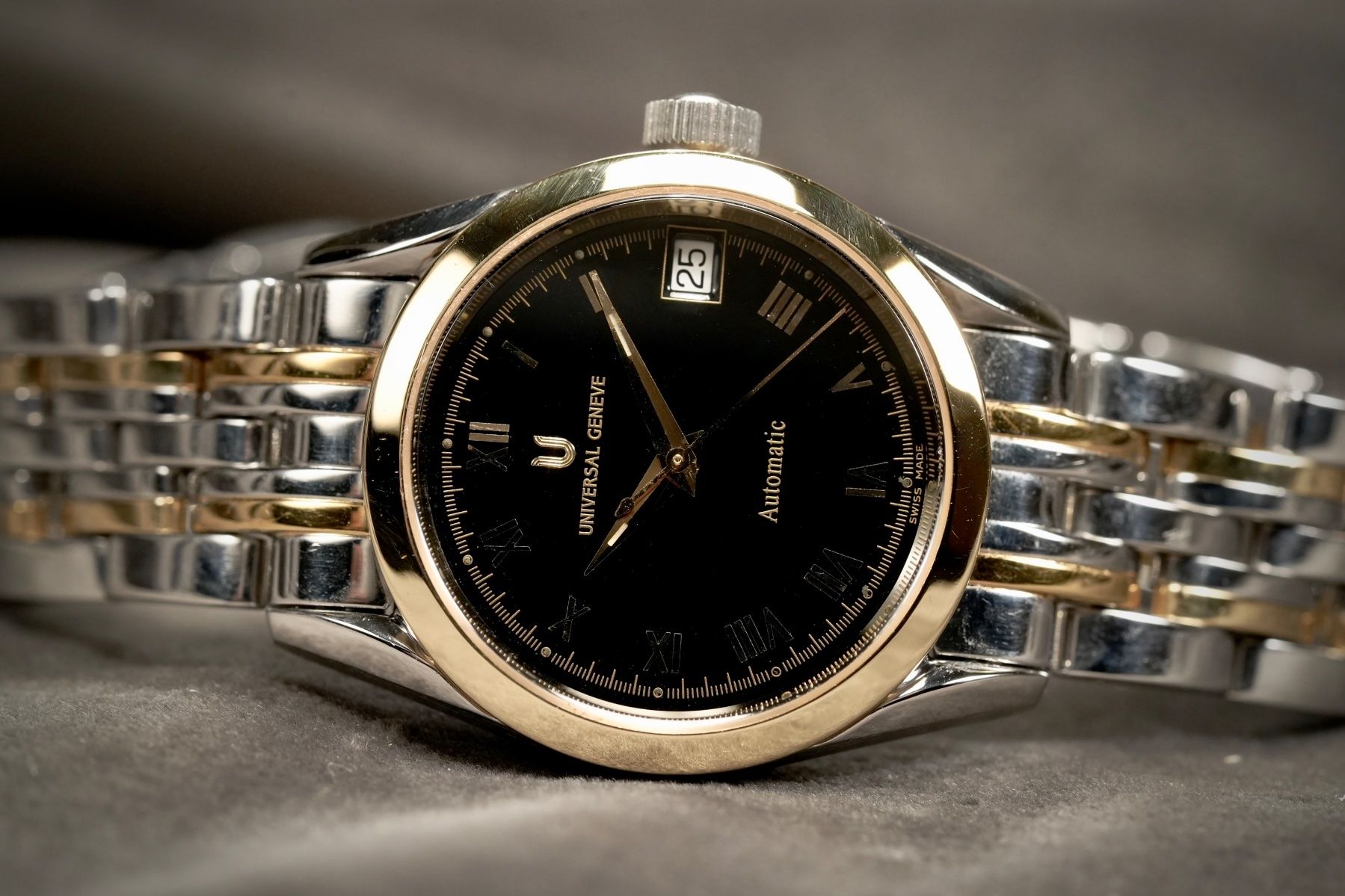 Universal Genève Uhren: Universal Genève - Automatic Ref. 271.971 Steel & Gold Boys – Gebraucht aus Morcote von chronoservice 9