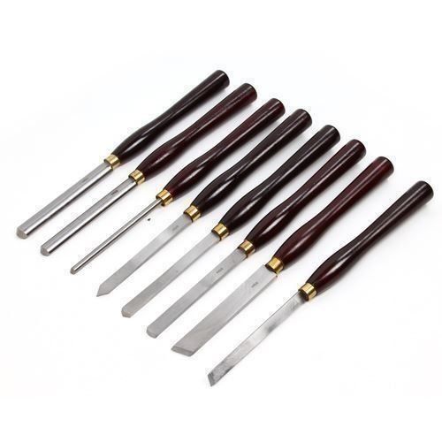 Tutti gli attrezzi: 8-teiliges Drechselbeitel-Set, HSS, neu – Nuovo (secondo la descrizione) da Thun venduto da Newnewshop 7