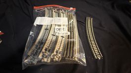 20x Märklin H0 Lange gebogene Gleise