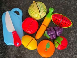 8 Früchte zum Selberschneiden / Lebensmittel / 10 Teile