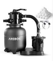 Sandfilteranlage 400W mit Filterbällen – AREBOS