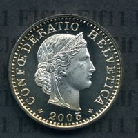CHF___0.20 2005 stgl * nigelnagelneu! 20 Rappen