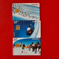 3 Taxcards "Wintersport" 5/10/20