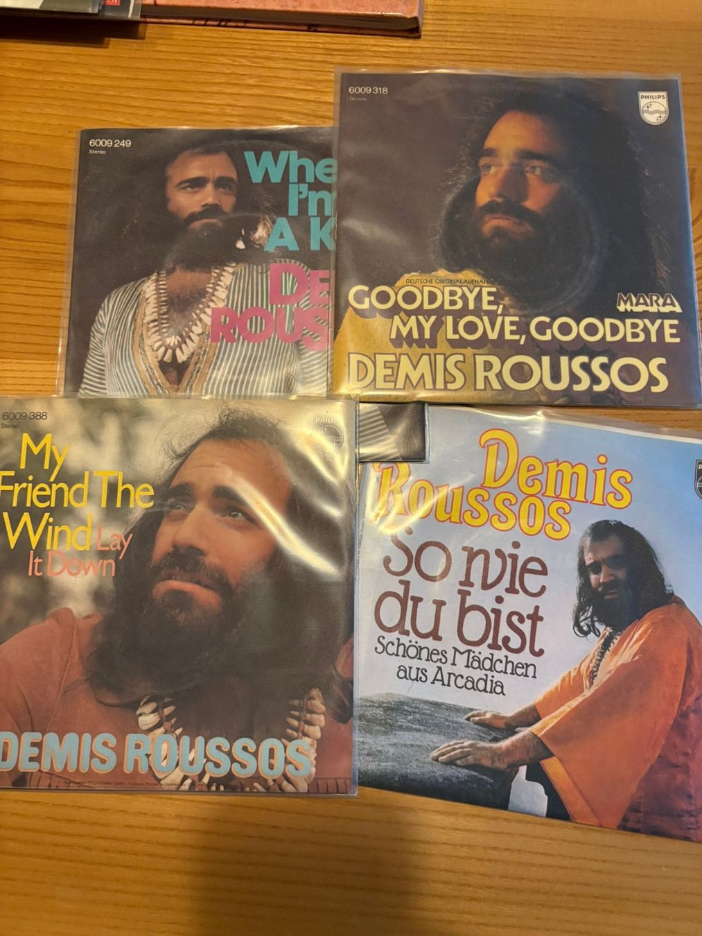 Vinyles: 4xDemis Roussos Singles – D'occasion à Zofingen par Bigron