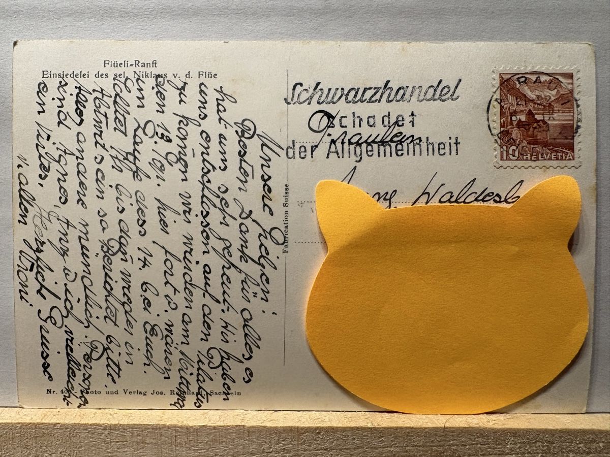 Ansichtskarten: AK von Flüeli Ranft Einsiedelei – Gebraucht aus Rümlang von Brieftaube1 1