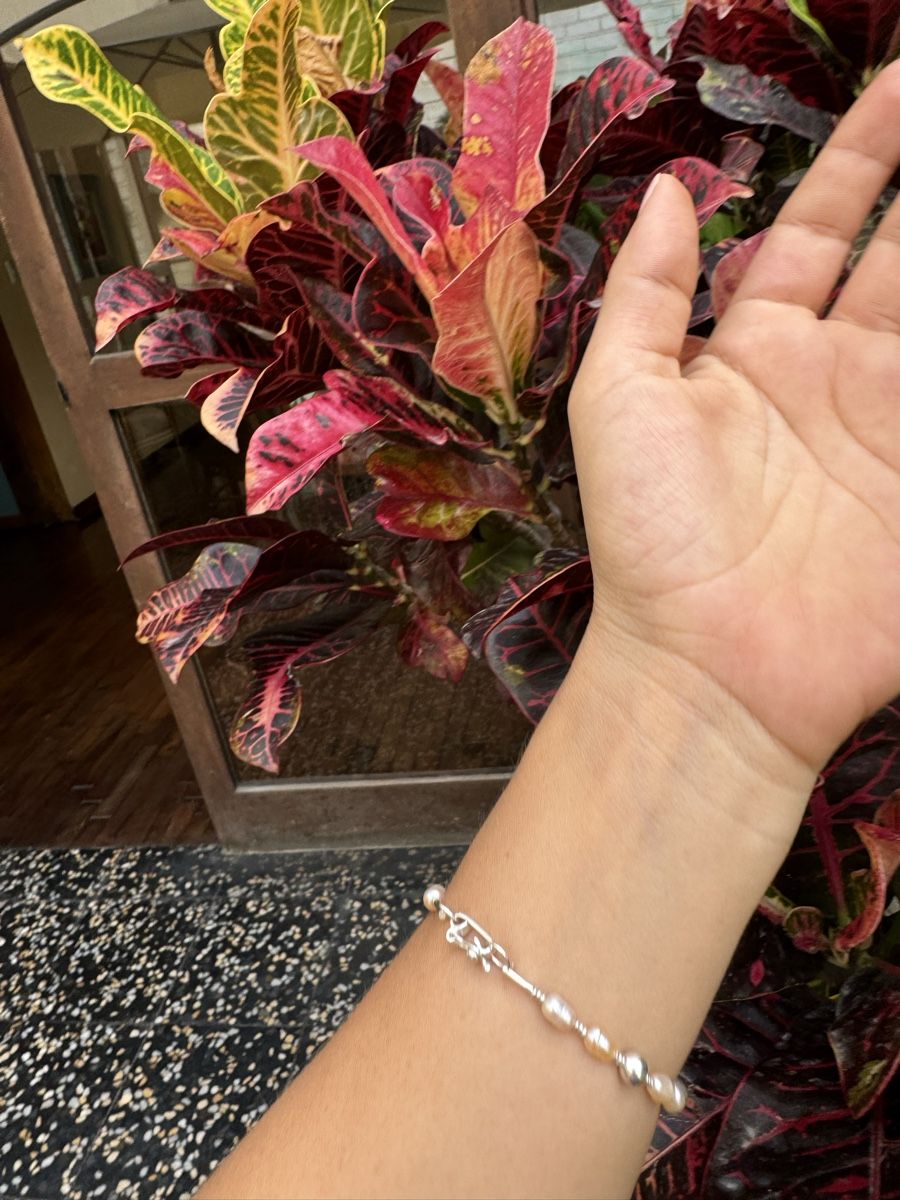 Bracciali & Braccialetti: Genuine Pearls and Silver Bracelet, 950 Silver – Usato da Zürich venduto da olalinda 6