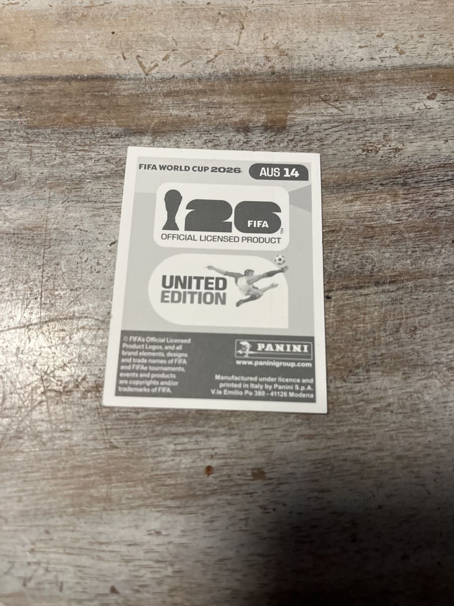 Panini Carte collezionabili: Panini WM 2026 AUS 14 – Nuovo (secondo la descrizione) da Rudolfstetten venduto da Stern042 1