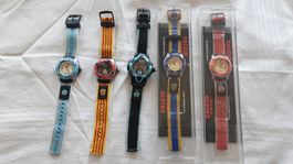 Lot de 5 montre CALCIO swiss made non portée pile neuve 