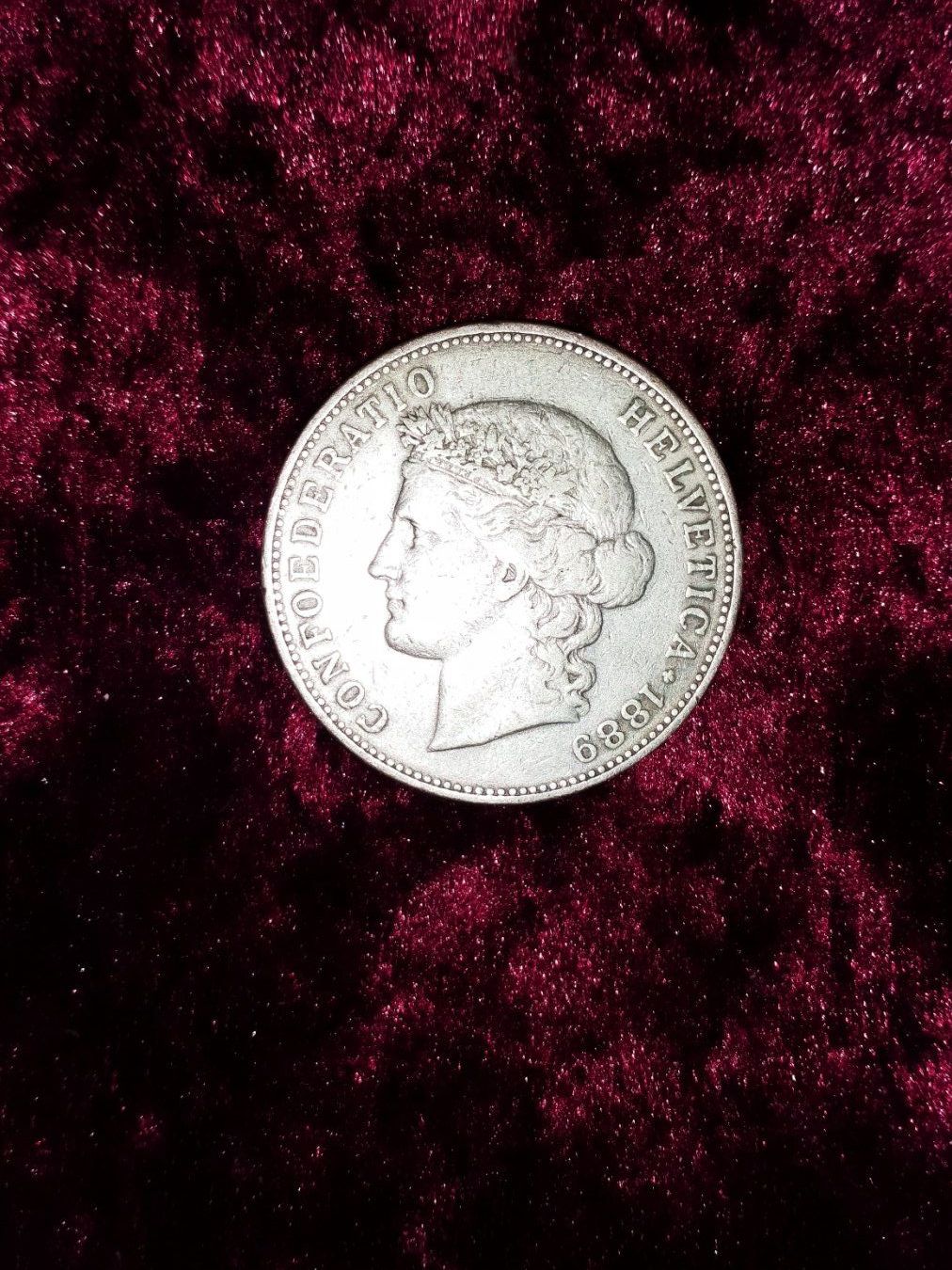 Tutti le monete: CH, 5 Franken/Francs/Franchi 1889 – Usato da Gordola venduto da ale_5wbc 1
