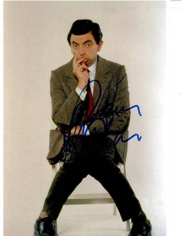 Autografi: MR. BEAN Rowan ATKINSON – Usato da Egg b. Zürich venduto da Dbunny
