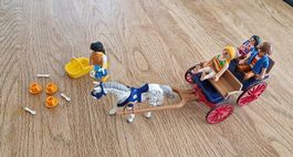 Playmobil Kutsche mit Pferde und 4 Mänchen