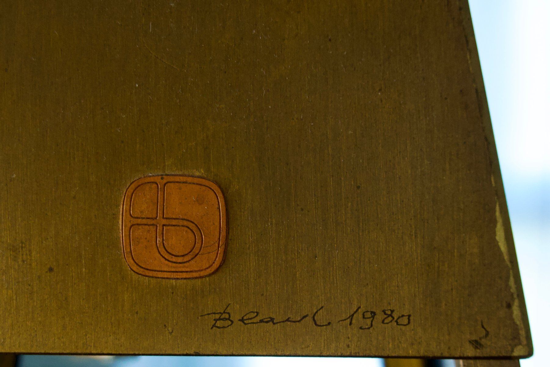 Vitrinen: Vitrine Pyramide  - Thomas Blank - signiert 1980 – Gebraucht aus Rheinfelden von bigi0956 4
