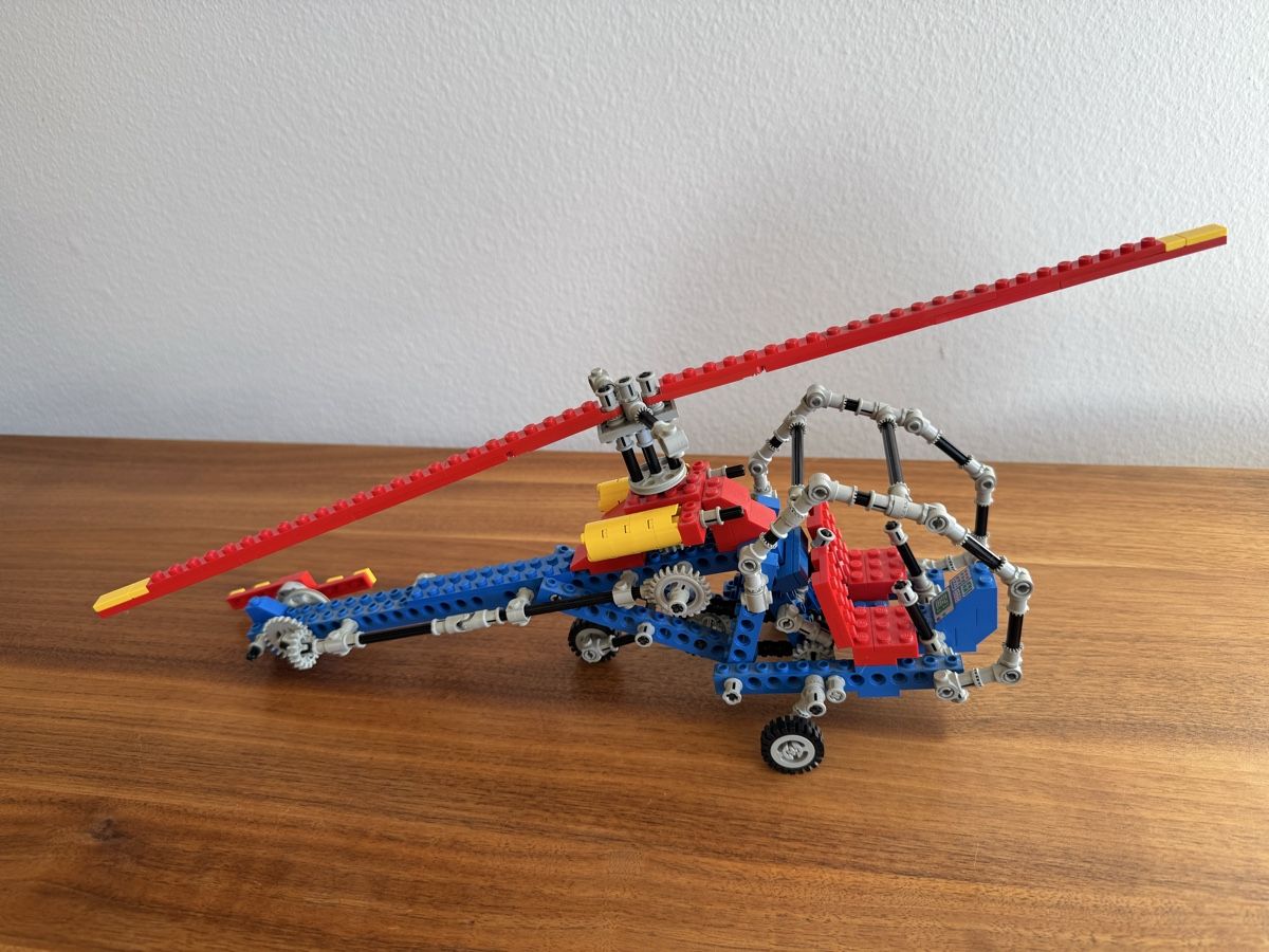 Lego Giocattoli: Lego Technik 8844 Helikopter von 1981 – Usato da Zürich venduto da PJB009 3