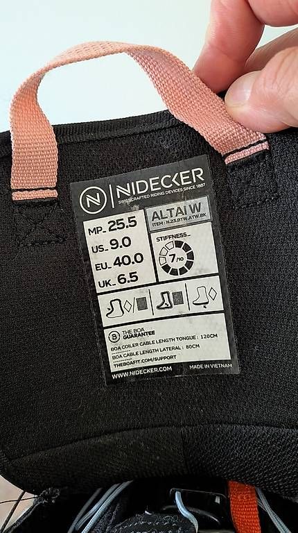 Herrenschuhe: Snowboardschuhe Nidecker Altai W  – Gebraucht aus Buchs AG von eva_7l6z 1