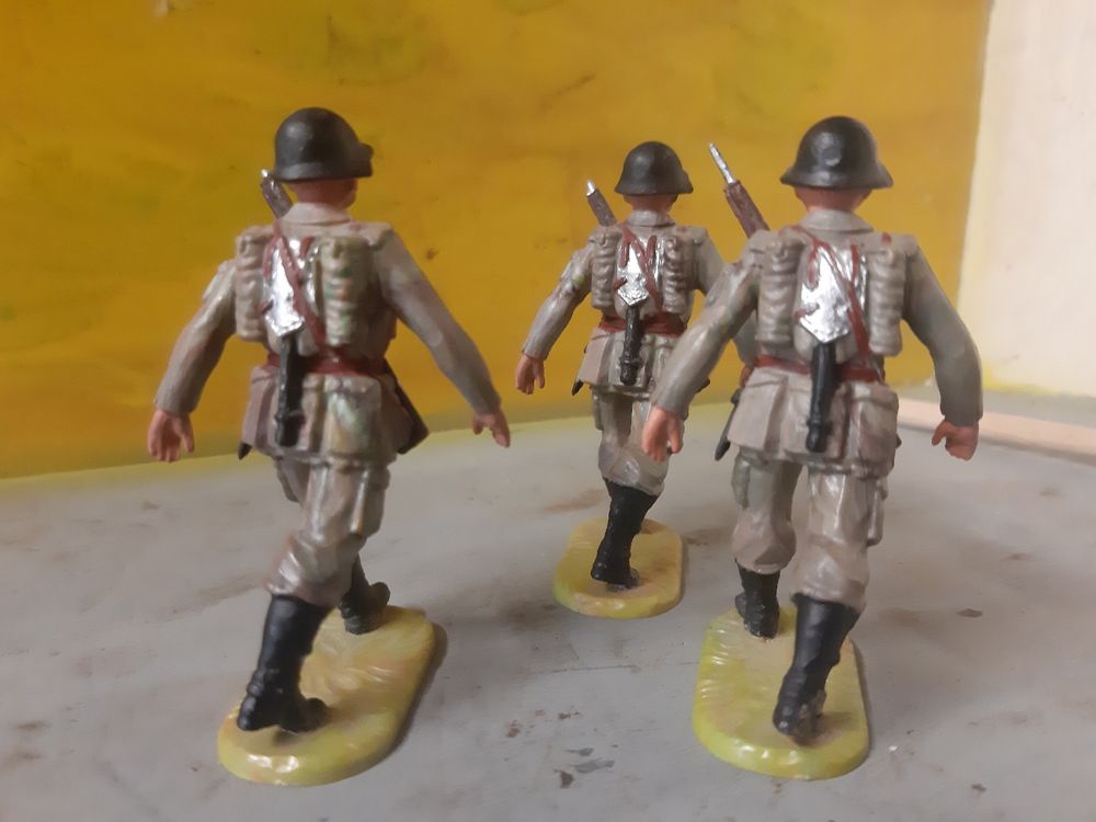 Elastolin Jouets: Fantassins suisses en tenue d'assaut – D'occasion à Monthey par Jmbois 2
