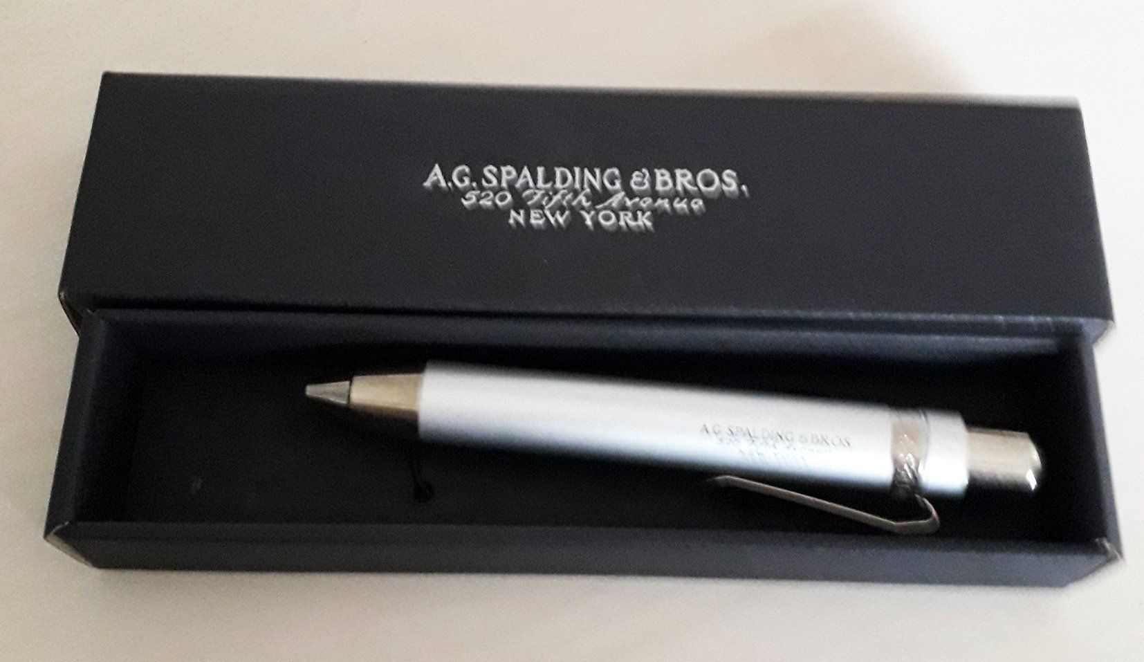 Penna & Evidenziatori: Kugelschreiber AG Spalding & Bros - NY – Nuovo e nell'imballaggio originale da Lugano venduto da Maurizio_Collector 1
