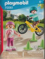 PLAYMOBIL SPECIAL PLUS FIGURE 70061 BAMBINI CON PATTINI E BM