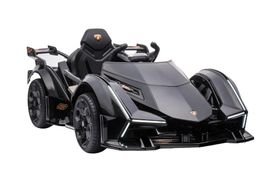 Kinderfahrzeug  Elektro Auto Lamborghini V12 Vision schwarz