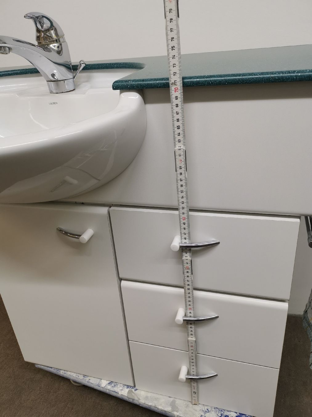 Laufen Mobili per bagno: Bachmann Waschtisch mit Unterschrank 97cm breite – Usato da Schüpfheim venduto da ofeld 9
