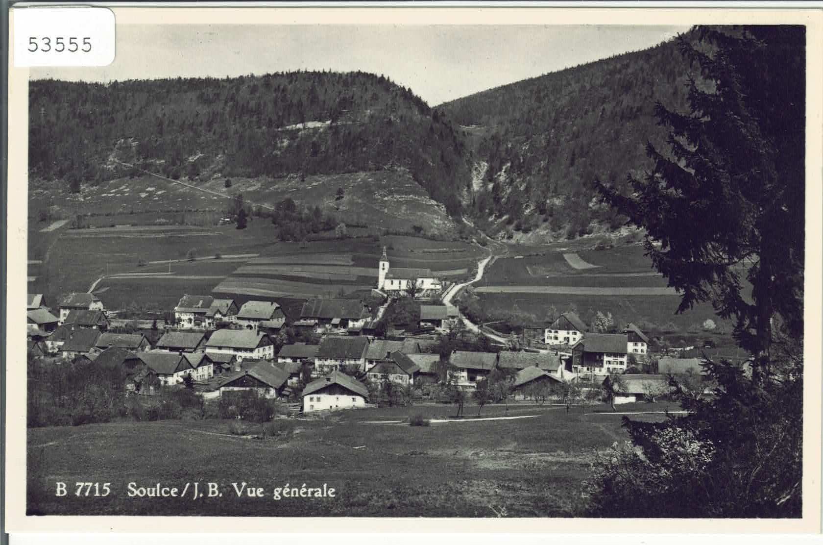 Ansichtskarten: Soulce - Vue generale – Gebraucht aus Ettingen von Kartenplanet