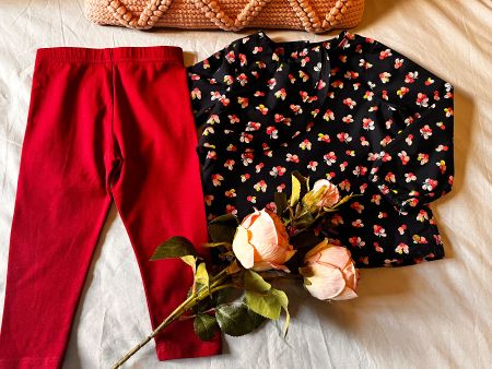 Sweet Top/leggings set 12-18 months - 83cm