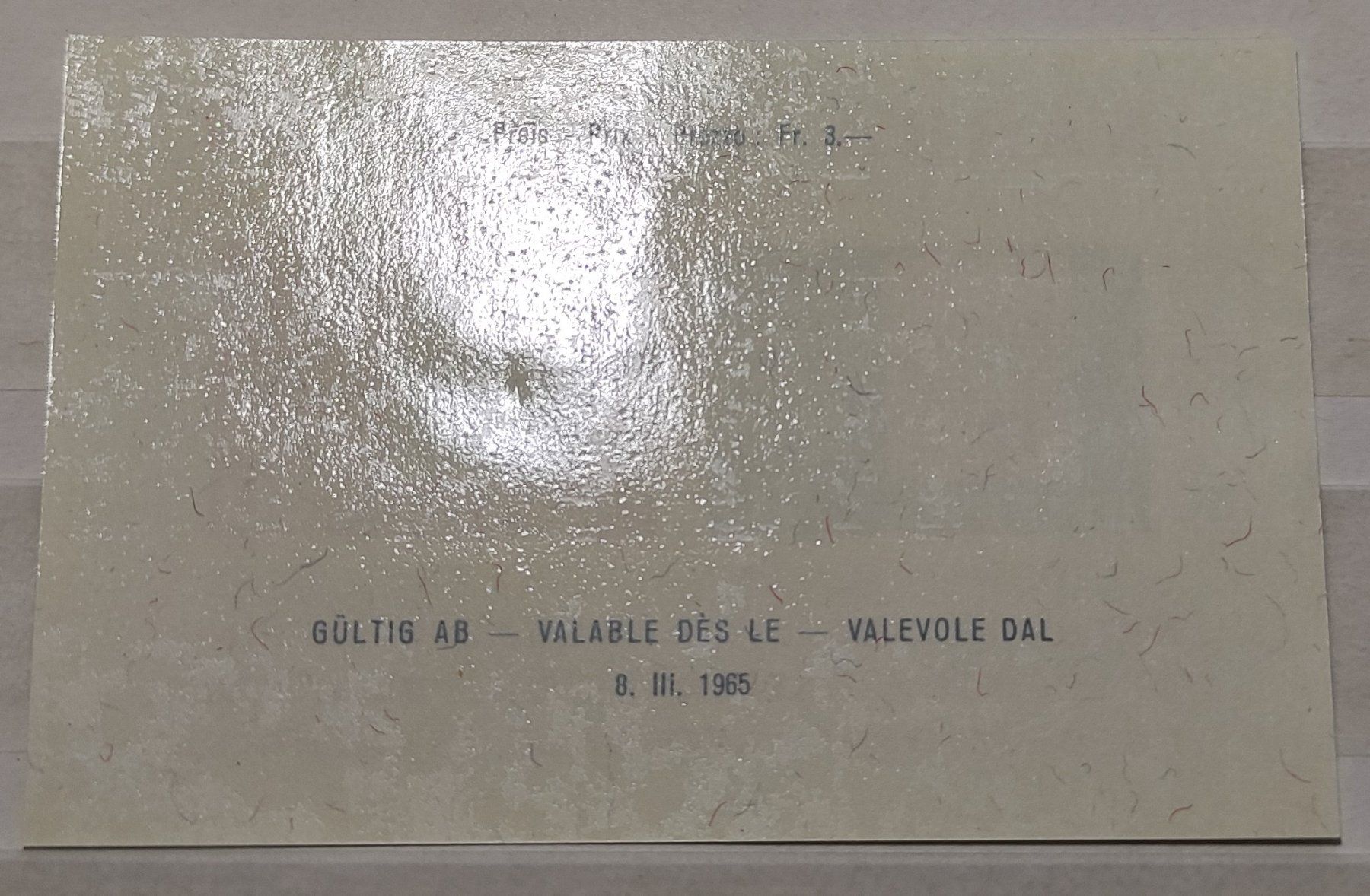 Tous les timbres: Briefmarken Nabra 1965 Bern – D'occasion à Baar par Maxlee75 1