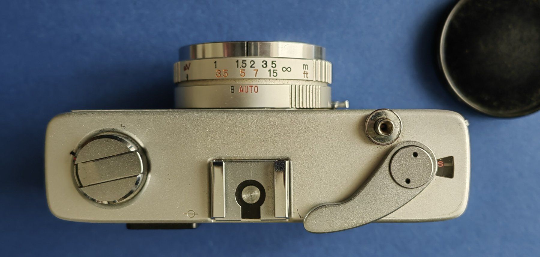 Konica Fotocamera: Konica C35 mit Objektiv 38mm 1:2.8 – Usato da Weiningen ZH venduto da Schmacki 1