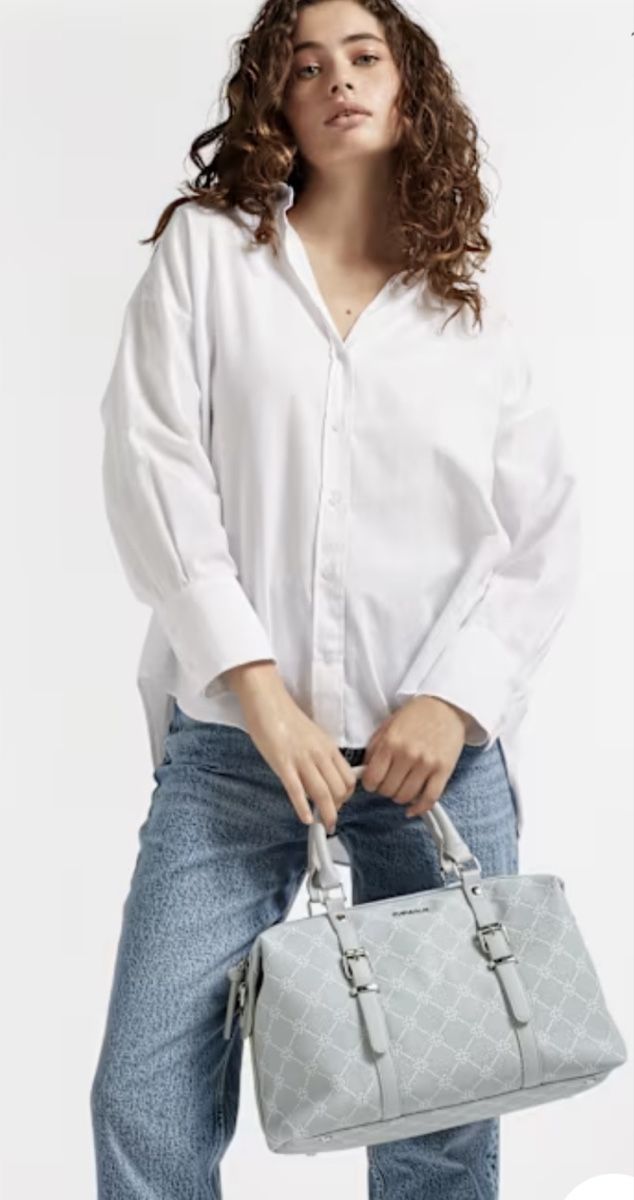 Borse da donna: Handtasche von Catwalk, hellgrau, Top! – Usato da Bassersdorf venduto da schokoart.ch 5