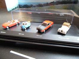 Schuco  Oldimer 4er Set vers. Modelle in Vitrine
