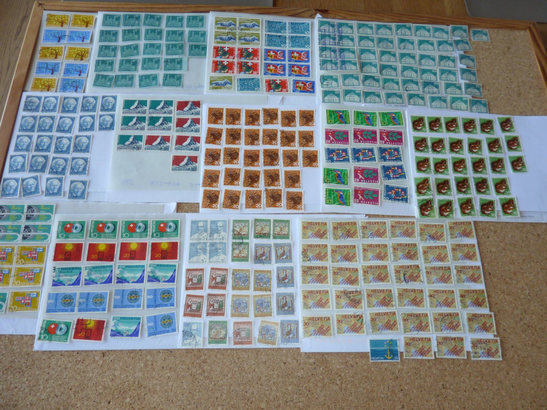 Alle Briefmarken: Schweizer Briefmarken 1500 Stück gestempelt – Gebraucht aus Chur von algin 2