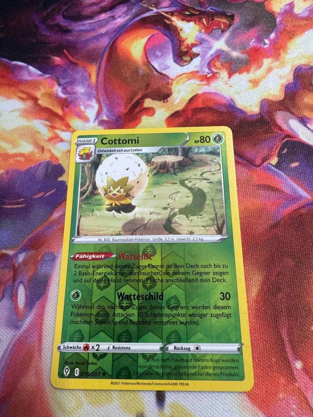 Pokémon Carte collezionabili: Cottomi (EVS 016) / Reverse Holo / Drachenwandel – Nuovo (secondo la descrizione) da Bülach venduto da CherryBlu