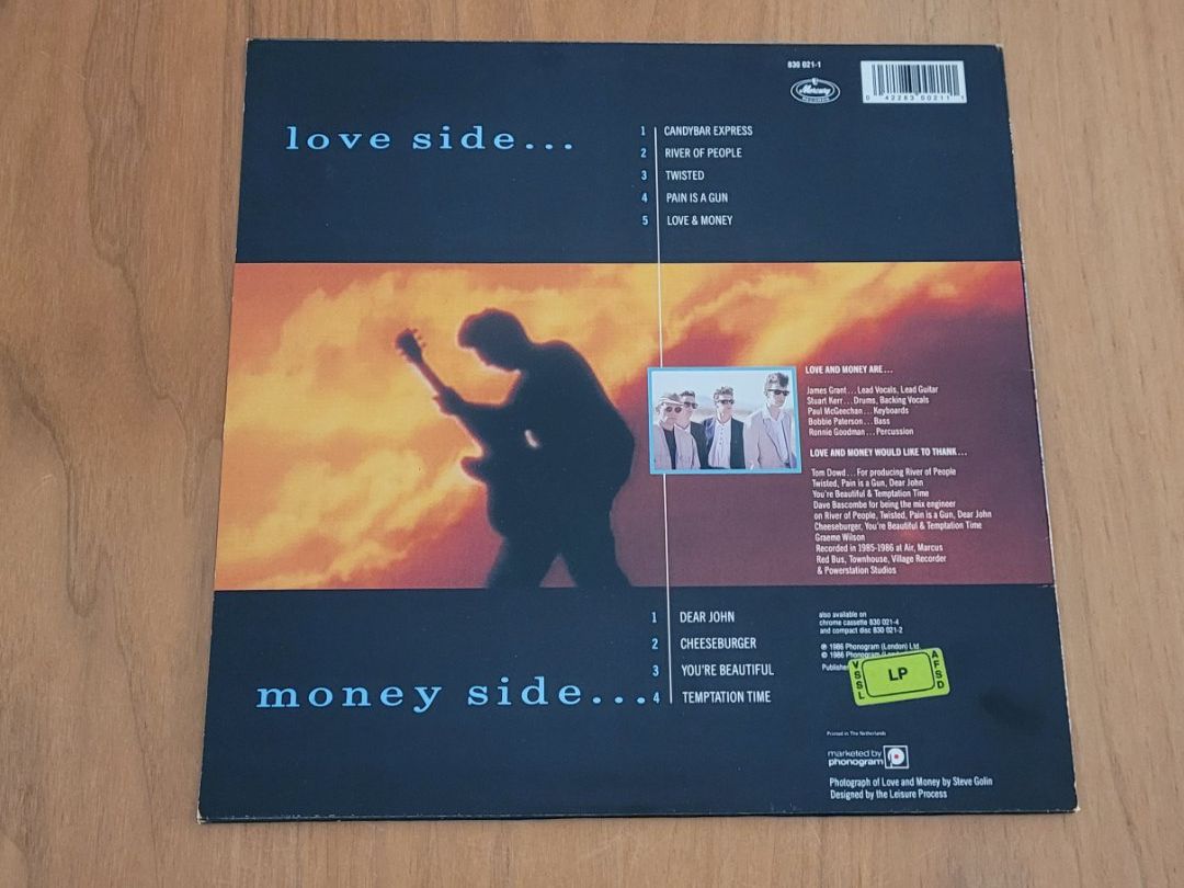 Schallplatten: LP  Love And Money – Gebraucht aus Martigny von MZ-67 1