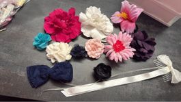 Lot Broches fleur pour cheveux