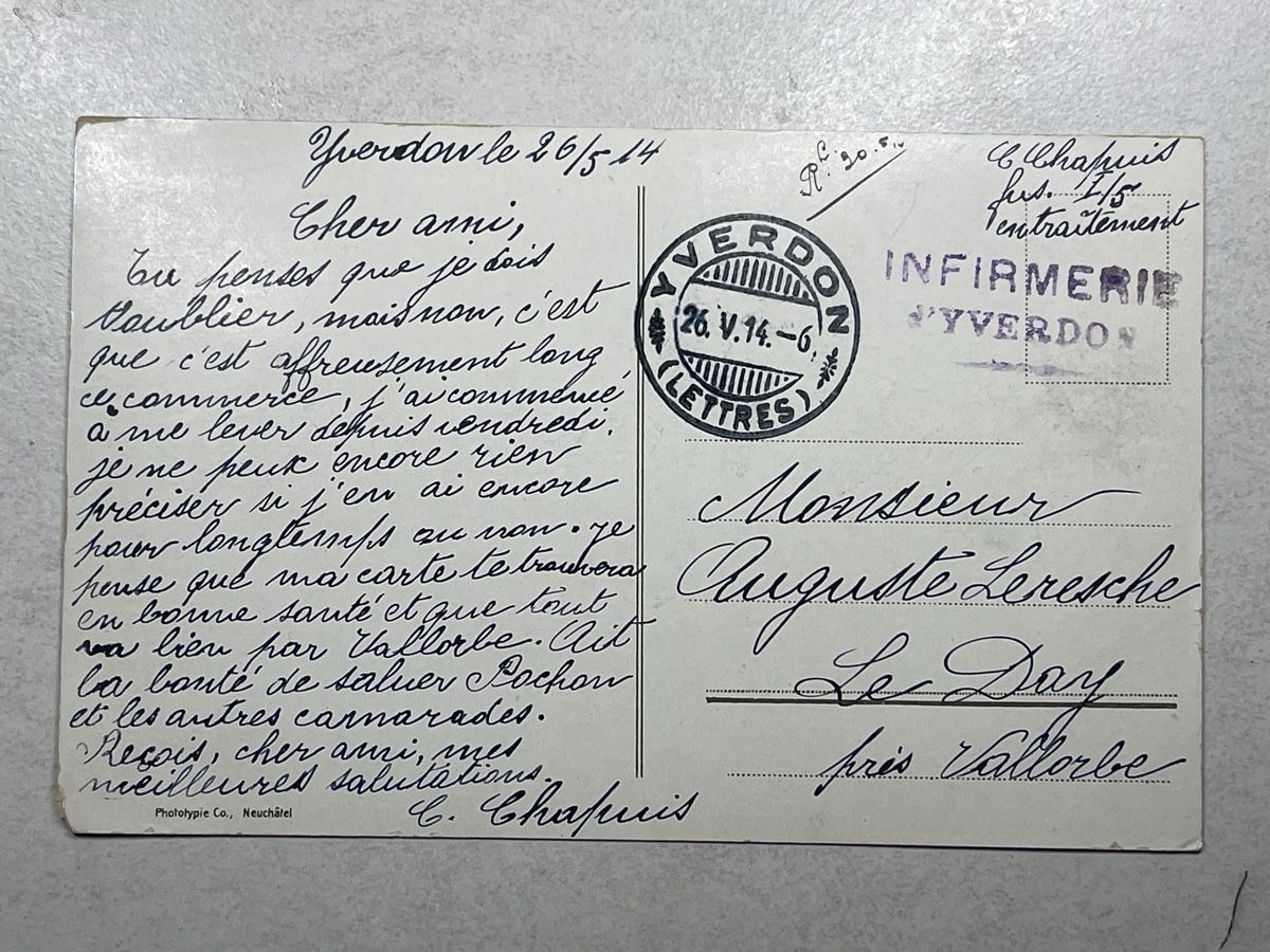 Cartoline postali: Yverdon-Ste. Croix – Usato da Strengelbach venduto da Aschatan5 1