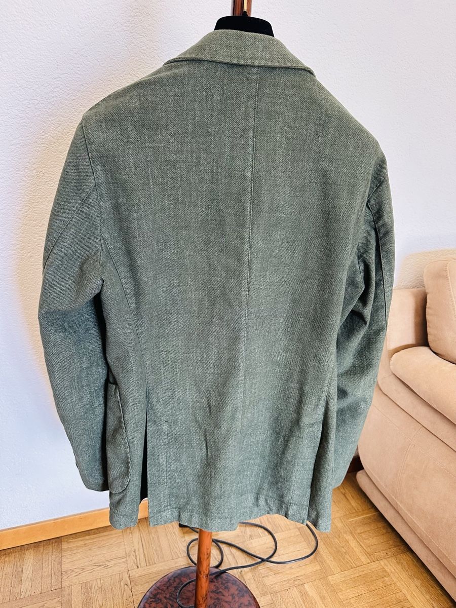 Jacken: Giacca uomo taglia 52 = 48 EU verde  cotone elastan – Gebraucht aus Cureglia von myr_9v25 1