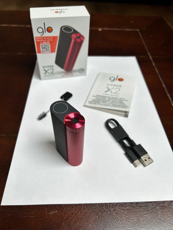 GLO hyper X2 Tabakerhitzer, Elektrischer Tabak Heater für