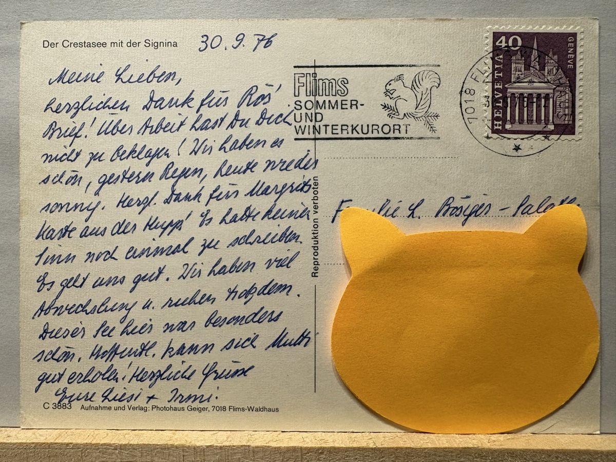 Cartes postales: AK von Crestasee – D'occasion à Rümlang par Brieftaube1 1