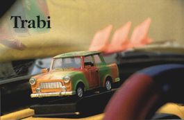 Karte Trabi Trabant DDR Kultauto Modellauto Sammlerstück