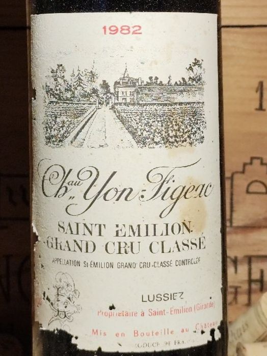 Vino: 1982 Saint-Emilion GCC Château Yon-Figeac – Nuovo (secondo la descrizione) da Büsserach venduto da Vintage-vins