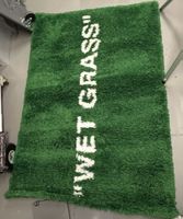 Teppich Off-White Wet Grass grün 133x195 cm