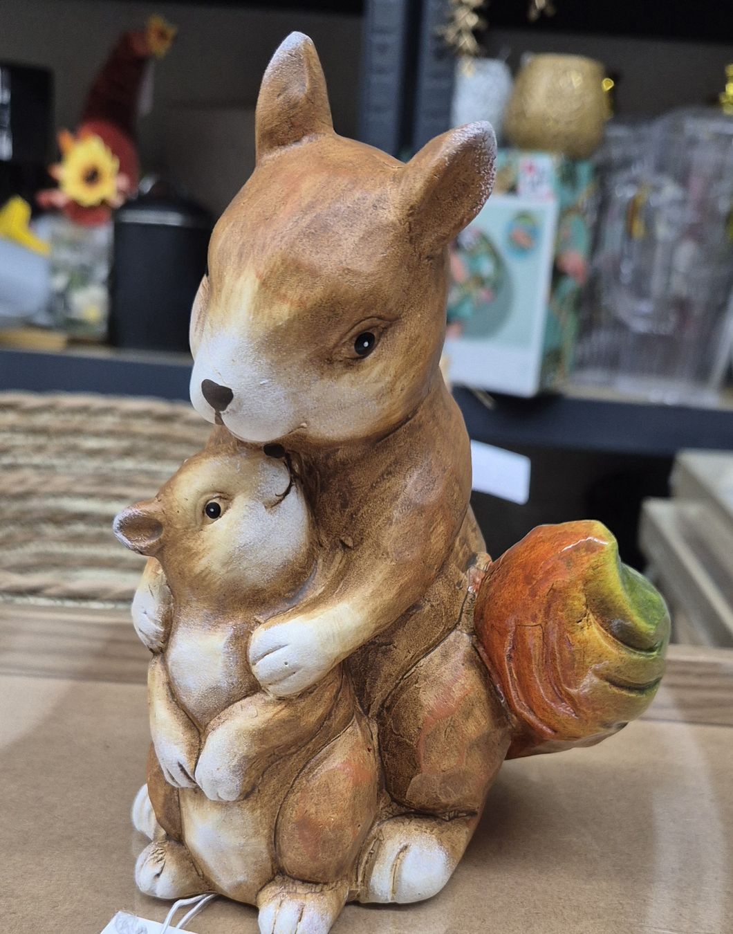 Tutte le decorazioni: Niedliche Eichhörnchen Deko Figur Mutter Kind,  – Nuovo (secondo la descrizione) da Turbenthal venduto da Lilly7407 1