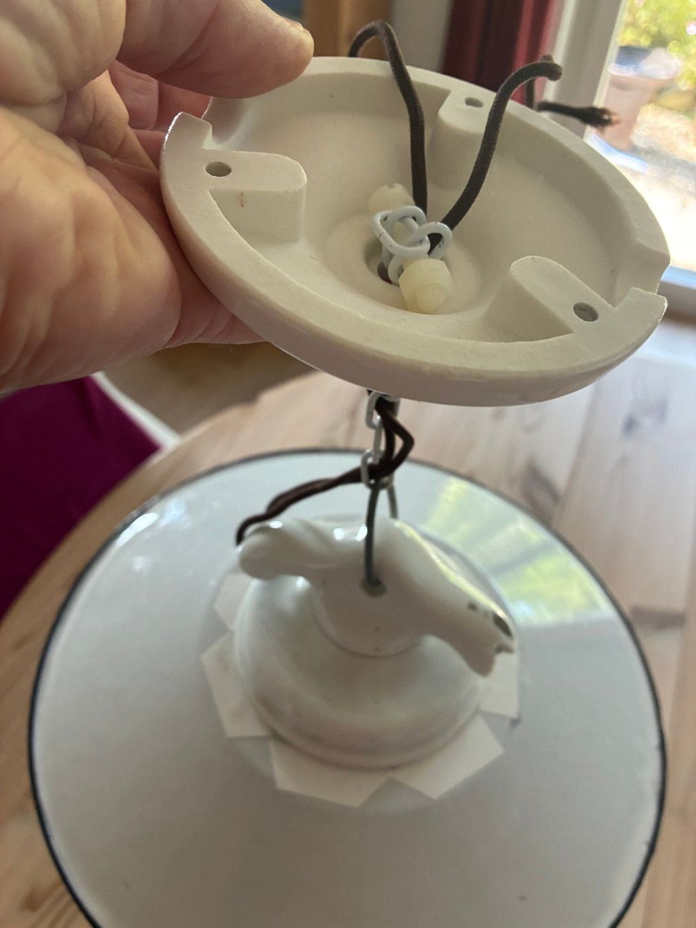 Lampadari & plafoniere: Antike Hänge-Deckenlampe – Usato da Uznach venduto da Kas-Fri 3