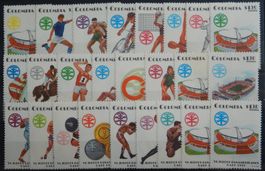 Kolumbien Kat. 1185-1208 ** 1971 Kat. 42 Euro selten