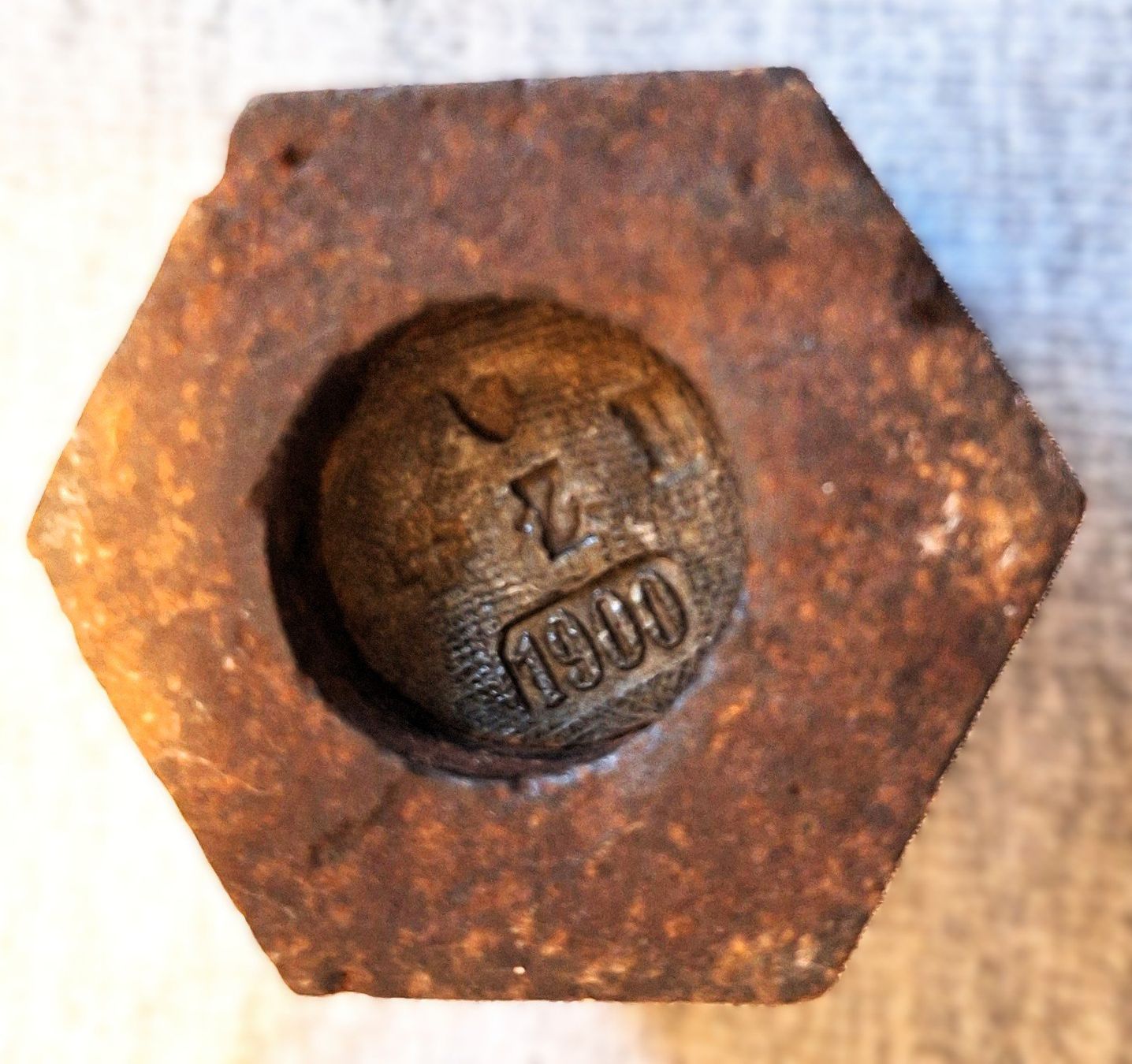 Bilance e pesi: Gewichtsstein 500 Gramm, antik, ab 1.- – Usato da Winterthur venduto da chvch 2