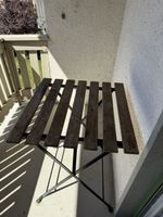 Balkonset Holz klappbar Tisch mit zwei Stühlen gebraucht