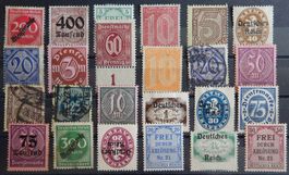 Deutsches Reich Lot mit alten Werten XXII