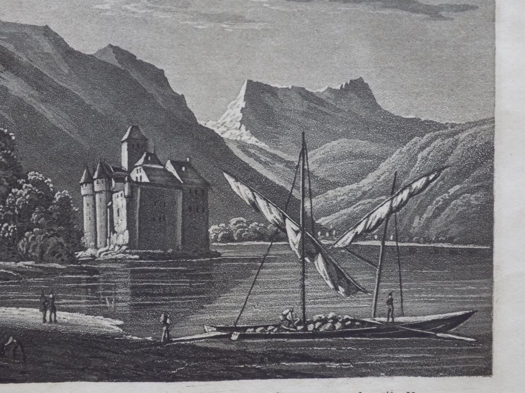 Incisioni: Schloss Chillon le château – Usato da Risch venduto da Rischli15 5