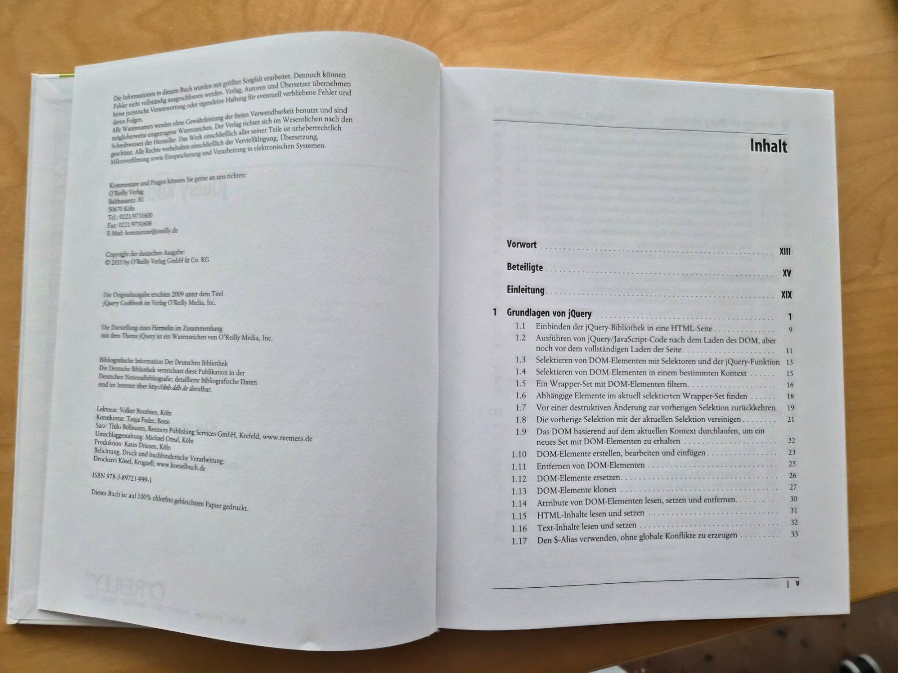 Libri: jQuery Kochbuch  (von jQuery Community Experts O'Reilly) – Usato da Alpnach Dorf venduto da findelmundo 2