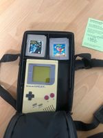 Gameboy mit Spielen und Tasche